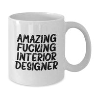 Load image into Gallery viewer, Interior Designer Keepsake Mug for Him Birthday Gift White 11oz Ceramic - Additional