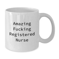 Load image into Gallery viewer, Registered Nurse Keepsake White Mug for Him Birthday Surprise Gift - Additional