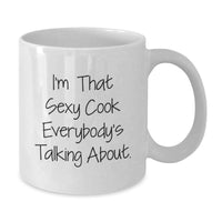 Load image into Gallery viewer, Cook Keepsake White Mug for Him Birthday Gift I'm That Sexy Cook - Additional