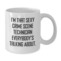 Load image into Gallery viewer, Crime Scene Technician Keepsake Sexy Coffee Mug for Him Birthday Gift - Additional
