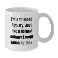 Load image into Gallery viewer, Funny Actuary Gifts from Friends to Actuary Graduation Unique White Coffee Mugs - Additional
