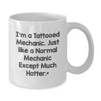 Load image into Gallery viewer, Mechanic Humor Gifts from Friends, Funny White Coffee Mug for Mechanic Men, Unique Graduation Unique Gifts - Additional