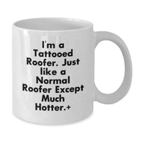 Load image into Gallery viewer, Roofer Keepsake Ceramic White Coffee Mug for Him Graduation Gift - Additional
