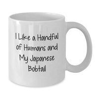 Load image into Gallery viewer, Japanese Bobtail Cat Lover Gifts from Friends - Funny White Coffee Mug for Graduation Unique Gifts - Additional