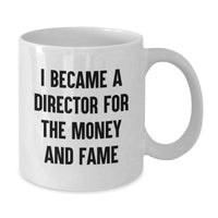 Load image into Gallery viewer, Funny Director Quotes White Coffee Mug Gifts from Friends for Graduate Men Women Coworkers Family - Additional