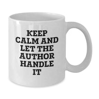 Load image into Gallery viewer, Funny Author Inspired White Coffee Mug for Graduation Grad Unique Gifts from Family to Author Friends - Additional