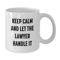 Load image into Gallery viewer, Funny Lawyer Gifts from Friends, White Coffee Mug for Lawyer, Graduation Unique Gifts - Additional