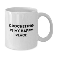 Load image into Gallery viewer, Crocheting Inspiration Funny Gifts for Crocheting Friends Graduation White Coffee Mug - Additional
