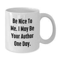 Load image into Gallery viewer, Funny Inspirational Author Gifts from Friends, White Coffee Mug for Author, Graduation Unique Gifts for Author - Additional