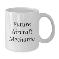 Load image into Gallery viewer, Aircraft Mechanic Gifts for Christmas Funny Quote White Coffee Mug from Friends - Additional
