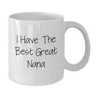 Load image into Gallery viewer, Funny Nana White Coffee Mug Gifts from Family for Nana&#39;s Christmas Unique Presents - Additional
