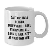 Load image into Gallery viewer, Funny Millwright White Coffee Mug Gifts from Friends and Family for Millwright Men, Unique Graduation Unique Gifts - Additional