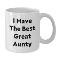 Load image into Gallery viewer, Inspirational Aunties, Funny Quotes, White Coffee Mug, Gifts from Family, Gifts for Aunties - Graduation Unique - Additional
