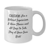 Load image into Gallery viewer, Funny Supervisor White Coffee Mug, Gifts from Friends to Supervisor, Unique Graduation Gifts for Men, Women, Family, Coworkers - Additional