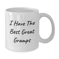 Load image into Gallery viewer, Funny Gramps Quotes White Coffee Mugs, Gifts for Him, Birthday Unique Gifts from Family, Friends, or Coworkers, 11oz or 15oz Capacity, Ceramic, Microwave and Dishwasher Safe - Additional
