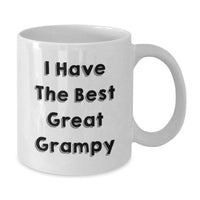 Load image into Gallery viewer, Funny Grampy Gifts from Men, White Coffee Mug for Grampy, I Have The Best Great Grampy, Graduation Unique Gifts - Additional
