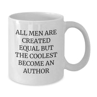 Load image into Gallery viewer, Funny Author Gifts for Men from Friends on Graduation Unique Author Mug - Additional
