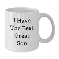 Load image into Gallery viewer, Funny Son White Coffee Mug I Have The Best Great Son Gifts for Graduation - Additional
