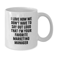 Load image into Gallery viewer, Funny Marketing Manager Gifts from Friends for Marketing Manager Graduation Unique Mugs - Additional