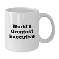 Load image into Gallery viewer, Funny Executive Gifts from Friends - &#39;World&#39;s Greatest&#39; White Coffee Mug for Birthday - Additional
