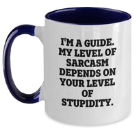 Load image into Gallery viewer, Funny Guide Gifts for Mom - Two Tone Coffee Mug with Sassy Quote - Gifts from Family - Main