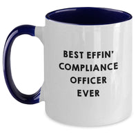 Load image into Gallery viewer, Funny Compliance Officer Gifts for Men - Valentine's Unique Gifts from Friends to Best Effin' Compliance Officer Ever Lover - Main