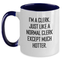 Load image into Gallery viewer, Funny Clerk Mug Gifts from Men to Clerk for Graduation Unique - Main
