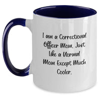Load image into Gallery viewer, Funny Correctional Officer Gifts for Mom - Gifts from Family - Unique Two Tone Coffee Mug for Correctional Officer Graduation - Main