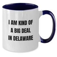 Load image into Gallery viewer, Funny Delaware Two Tone Coffee Mugs Gifts from Family to Friends and Coworkers, I Am Kind Of A Prime Selection In Delaware, Graduation Unique Gifts - Additional
