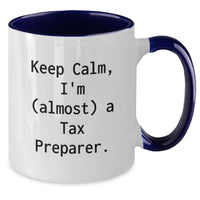 Load image into Gallery viewer, Tax Preparer Keepsake Mug for Him Birthday Gift – Black &amp; White - Additional