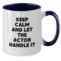 Load image into Gallery viewer, Funny Actor Two Tone Coffee Mug - Gifts from Friends for Actor Graduation Unique - Additional
