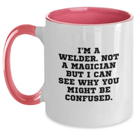 Load image into Gallery viewer, Gifts From Friends and Family for Welder, Two Tone Coffee Mug, Funny Quote, Christmas Unique Ideas - Main