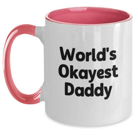 Load image into Gallery viewer, Funny Daddy Gifts from Friends Two Tone Coffee Mug for Graduation Unique Presents - Main