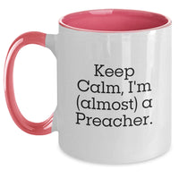 Load image into Gallery viewer, Preacher Keepsake Mug for Him Graduation Gift With Bold Quote Ceramic - Main