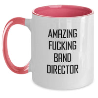 Load image into Gallery viewer, Funny Band Director Gifts from Friends for Graduation - Two Tone Coffee Mug - Main