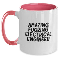 Load image into Gallery viewer, Funny Electrical Engineer Gifts from Friends for Him Birthday Unique Two Tone Coffee Mug - Main
