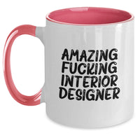 Load image into Gallery viewer, Interior Designer Keepsake Mug for Him Birthday Gift in Black and White - Main