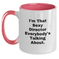 Load image into Gallery viewer, Director Keepsake Mug for Him Birthday Gift – Black &amp; White Ceramic 11oz - Main