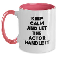 Load image into Gallery viewer, Funny Actor Two Tone Coffee Mug - Gifts from Friends for Actor Graduation Unique - Main