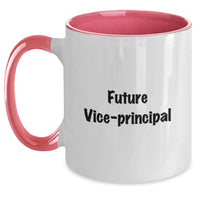 Load image into Gallery viewer, Funny Vice-principal Gifts from Friends for Vice-principal - Two Tone Coffee Mug for Christmas Unique Gifts - Main
