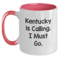 Load image into Gallery viewer, Kentucky Two Tone Coffee Mug - Funny Quote, Gifts from Family to Friends, Birthday Unique Gifts for Kentucky Lovers - Main