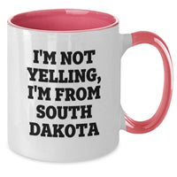 Load image into Gallery viewer, South Dakota Gifts Funny Quote Two Tone Coffee Mug Gifts from Friends and Family for Birthday Celebration - Additional