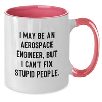 Load image into Gallery viewer, Funny Aerospace Engineer Gifts, Two Tone Coffee Mug, Sarcastic Quote for Birthday, Gifts from Friends or Family, Perfect for Aerospace Engineer - Additional
