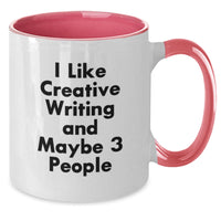Load image into Gallery viewer, Funny Creative Writing Gifts - Two Tone Coffee Mug for Men - Gifts from Friends, Family, or Coworkers - Christmas Unique Presents for Creative Writing Enthusiasts, Writers, Authors - - Additional

