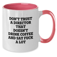 Load image into Gallery viewer, Funny Director Quotes Gifts from Friends, Coworkers, Family for Men, Women Christmas Unique Mugs Two Tone Coffee Director - Additional
