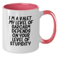 Load image into Gallery viewer, Funny Valet Gifts from Men or Women on Valentine's - I'm A Valet Two Tone Coffee Mug - Additional