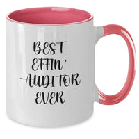 Load image into Gallery viewer, Funny Gift for Auditor Friends, Best Effin' Auditor Ever Quote, Valentine's Unique Gifts from Men - Additional