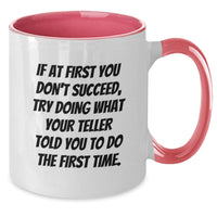 Load image into Gallery viewer, Laugh Out Loud Teller Humor Funny Coffee Mug Gifts from Family to Teller on Father's Day - Additional