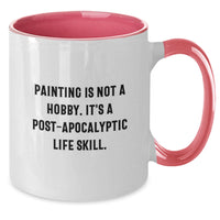 Load image into Gallery viewer, Birthday Gift for Her Painting Is Not A Hobby. Two Tone Coffee Mug - Additional