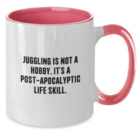Load image into Gallery viewer, Funny Juggling Gifts for Men Women Friends Coworkers Family this Christmas - 'Juggling Is Not A Hobby' Two Tone Ceramic Mug - Additional